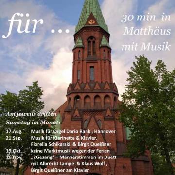Zeit für …30 min Musik in Matthäus“